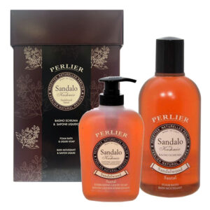Cofanetto PERLIER SANDALO DEL KASHMIR sapone liquido 300ml + bagnoschiuma 500ml