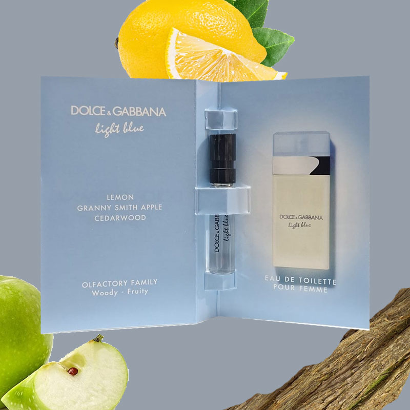 Campioncini DOLCE & GABBANA LIGHT BLUE edt donna 1,5ml - 12 pezzi - immagine 2