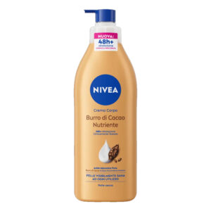 NIVEA crema corpo Burro di Cacao NUTRIENTE  con acido ialuronico per pelle secca 400ml