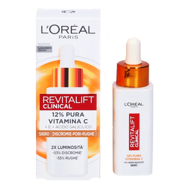 L'OREAL Paris REVITALIFT CLINICAL Siero viso 12% Pura Vitamina C illuminante 30ml