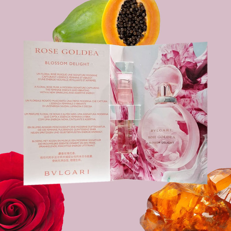 Campioncini BULGARI ROSE GOLDEA BLOSSOM DELIGHT edp donna 1,5ml - 5 pezzi - immagine 2