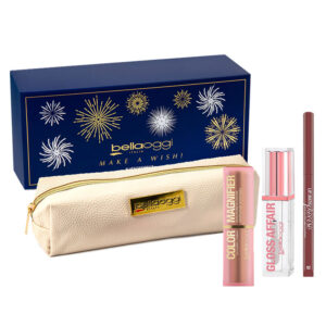 Cofanetto make-up BELLAOGGI #LIPSONFOCUS balsamo labbra + lucidalabbra + matita labbra + pochette