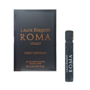 Campioncini LAURA BIAGIOTTI ROMA NERO ESTREMO edp intense uomo 1,2ml - 6 pezzi