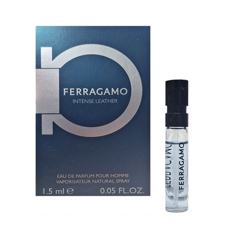 Campioncini SALVATORE FERRAGAMO INTENSE LEATHER edp uomo 1,5ml - 5 pezzi