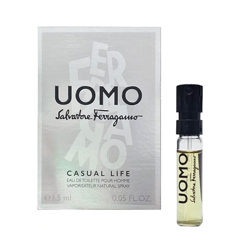 Campioncini SALVATORE FERRAGAMO UOMO CASUAL LIFE edt uomo 1,5ml - 5 pezzi