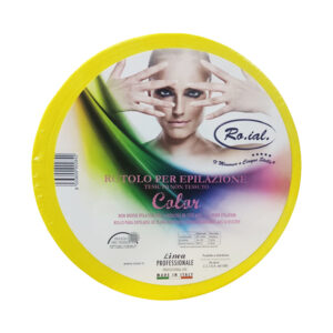 ROIAL COLOR Rotolo per Epilazione TNT giallo 100mt