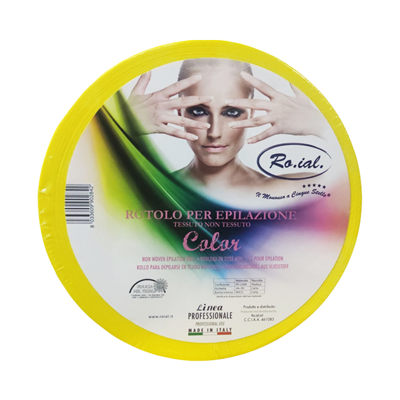 ROIAL COLOR Rotolo per Epilazione TNT giallo 100mt