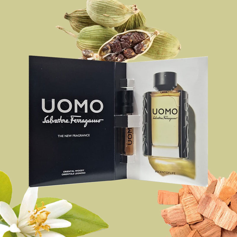 Campioncini SALVATORE FERRAGAMO UOMO edt uomo 1,5ml - 5 pezzi - immagine 2