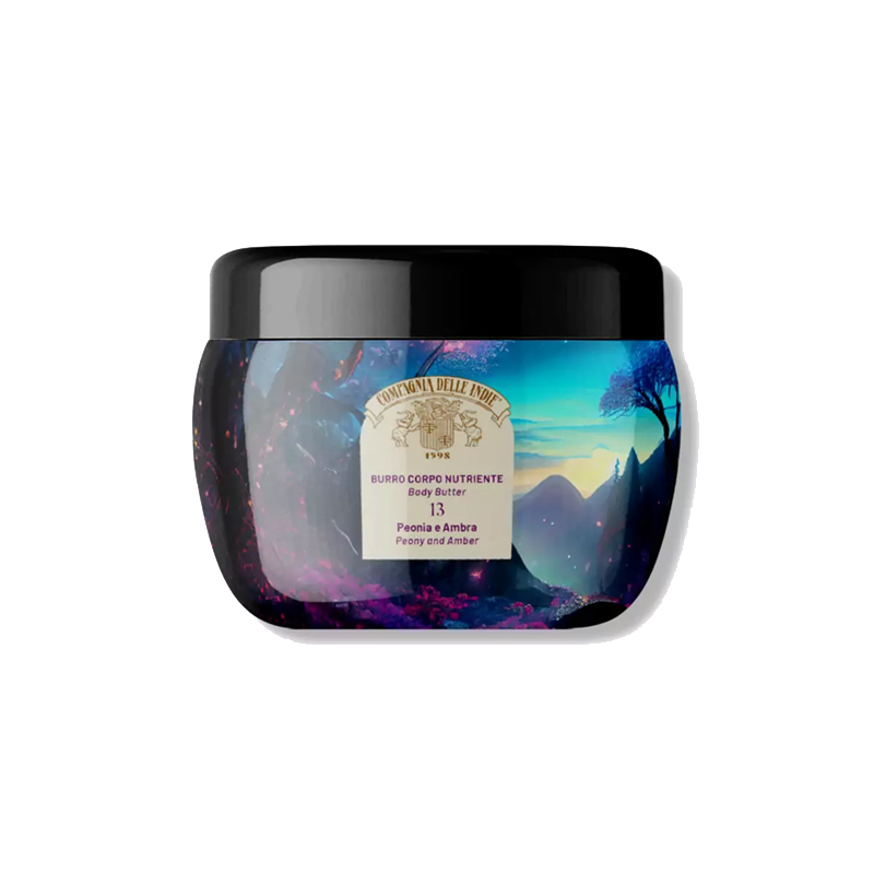 COMPAGNIA DELLE INDIE Burro corpo Nutriente 13 Peonia e Ambra 250ml