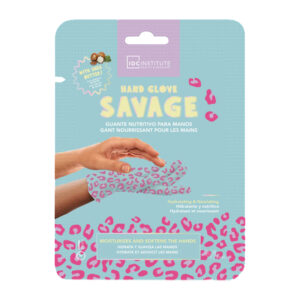 IDC INSTITUTE HAND GLOVE SAVAGE Maschera mani nutriente idratante con burro di Karitè