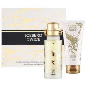 Cofanetto uomo ICEBERG TWICE GOLD edt 125ml + gel doccia 100ml