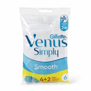GILLETTE SIMPLY VENUS Rasoio Usa & Getta a due lame con aloe vera 6 pz