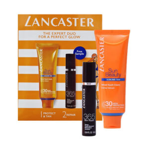 Cofanetto LANCASTER SUN BEAUTY crema viso SPF30 50ml + siero viso riattivatore giovinezza 10ml
