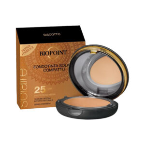 BIOPOINT SOLAIRE Fondotinta solare compatto SPF 25 6,5ml – biscotto