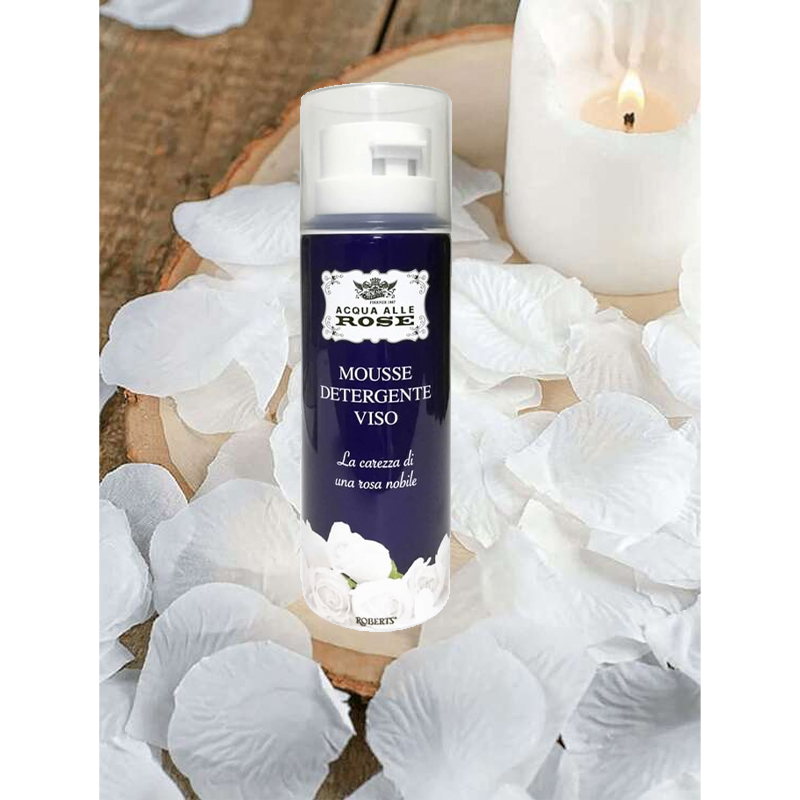 ACQUA ALLE ROSE Mousse detergente viso rosa nobile 150ml - immagine 2