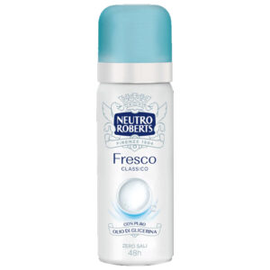 NEUTRO ROBERTS FRESCO Classico deodorante spray con puro olio di glicerina travel 150ml - 6 pz