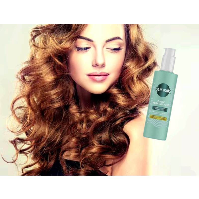 SUNSILK ONDE MERAVIGLIOSE Crema styling modellante capelli 200ml - immagine 2