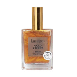 IDC INSTITUTE GOLD SHIMMER Olio corpo brillantinato 45ml