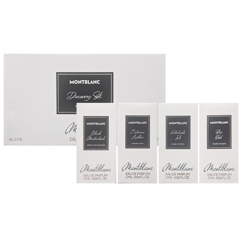 Campioncini MONTBLANC DISCOVERY KIT edp uomo 2ml - 4 pezzi assortiti