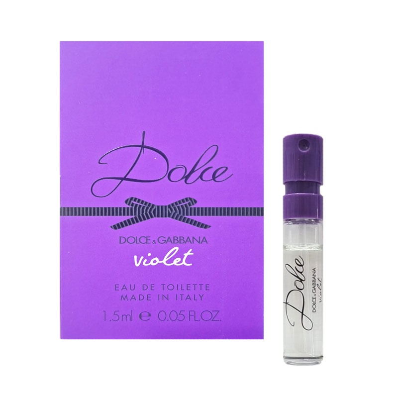Campioncini DOLCE & GABBANA DOLCE VIOLET edt donna 1,5ml - 5 pezzi