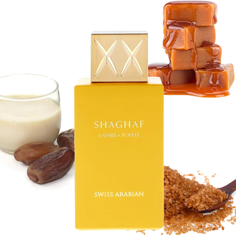 SWISS ARABIAN SHAGHAF VANILLA TOFFEE edp unisex 75ml - immagine 2