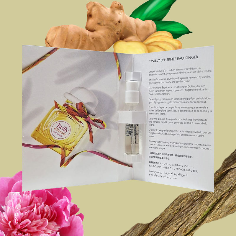 Campioncini TWILLY D'HERMÈS EAU GINGER edp donna 2ml - 5 pezzi - immagine 2