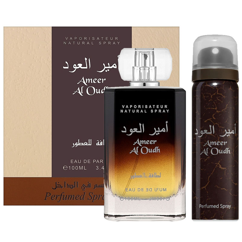 Cofanetto unisex LATTAFA PERFUMES AMEER AL OUDH edp 100ml + deodorante spray 50ml