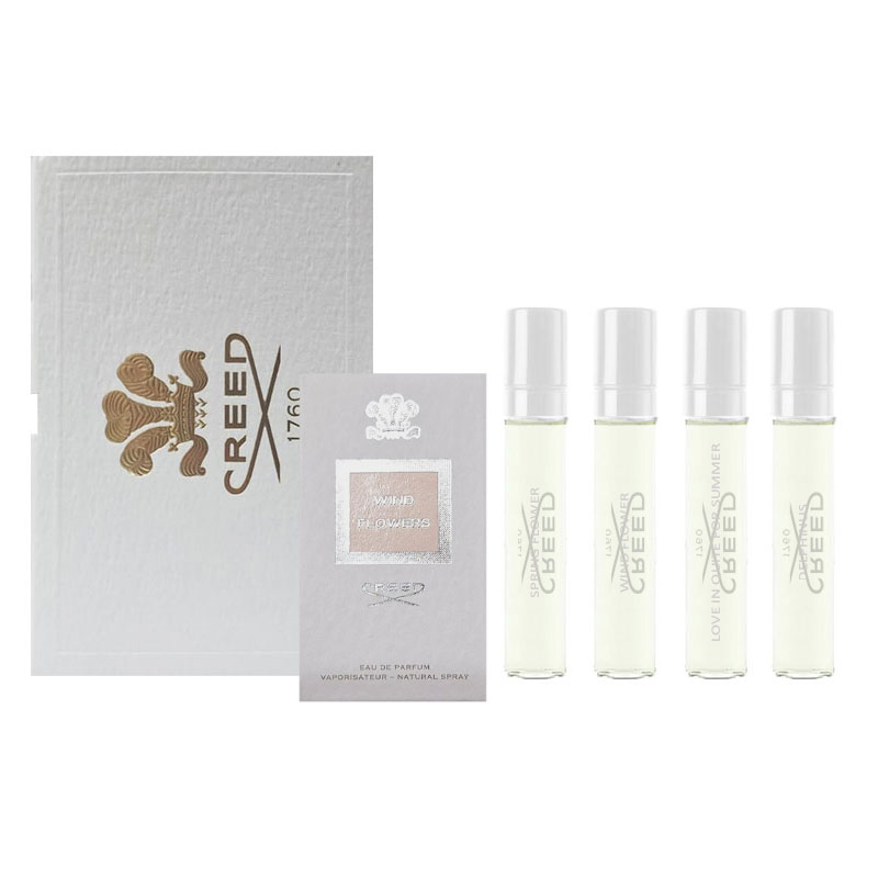 Campioncini assortiti CREED Spring Flower + Wind Flowers + Love in White for Summer + Delphinus edp donna 1,7ml - 4 pezzi