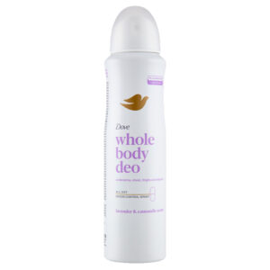 DOVE WHOLE BODY DEO deodorante spray 150ml - lavander & camomille scent