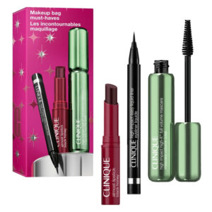 Cofanetto donna CLINIQUE I MUST-HAVE mascara 10ml + eyeliner liquido 34g + rossetto labbra 2g