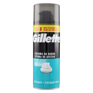 GILLETTE Schiuma da barba profumata pelli sensibili 400ml - 6 pezzi
