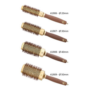 OLIVIA GARDEN BLOWOUT STRAIGHT GOLD Spazzola termica capelli setole ondulate