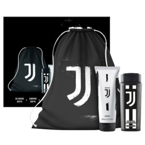 Cofanetto uomo JUVENTUS shampoo 200ml + doccia shampoo 250ml + sacca sportiva