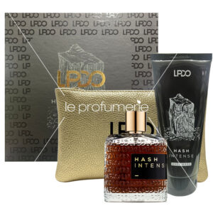 Cofanetto unisex LPDO HASH INTENSE edp 100ml + body wash 100ml + pochette
