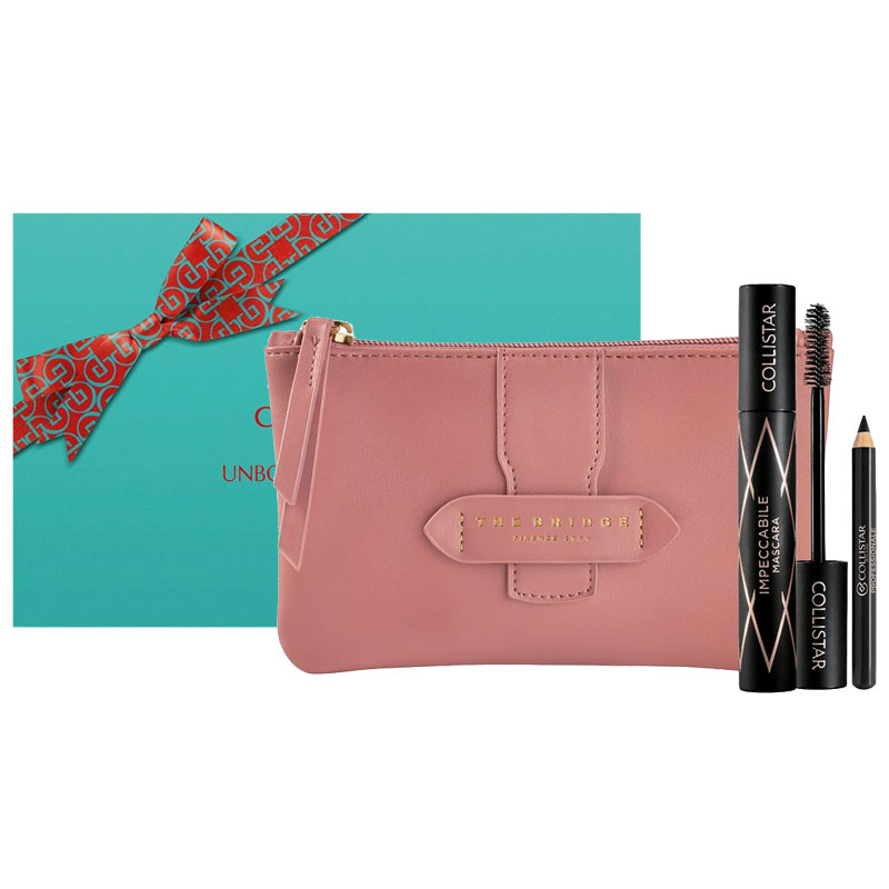 Cofanetto COLLISTAR THE BRIDGE UNBOX YOUR GLAM mascara Impeccabile + mini matita occhi + pochette