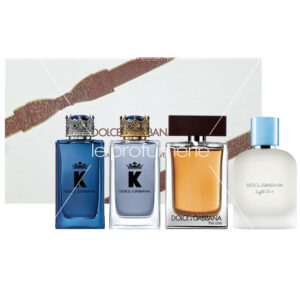 Cofanetto miniature uomo DOLCE & GABBANA K edp 5ml + K edt 5ml + The One edt 5ml + Light Blue edt 5ml
