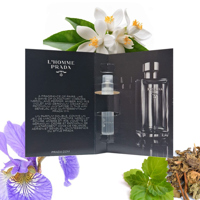 Campioncini PRADA L'HOMME edt uomo 1,2ml - 6 pezzi - immagine 2