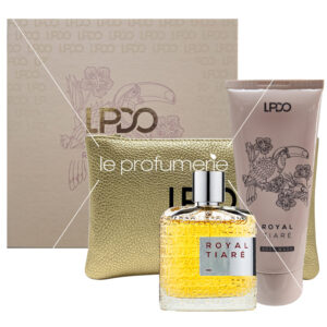 Cofanetto donna LPDO ROYAL TIARÉ edp 100ml + body wash 100ml + pochette