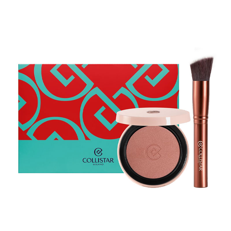 Cofanetto donna COLLISTAR ALL SHADES OF YOU terra polvere abbronzante + pennello a goccia