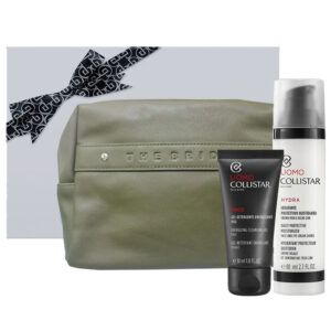 Cofanetto uomo COLLISTAR THE BRIDGE UNBOX YOUR BEAUTY idratante protettivo viso 80ml + gel detergente viso 30ml + borsello