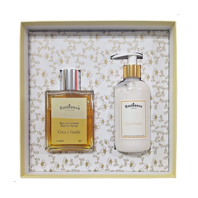 Cofanetto donna EMINENCE PARFUM COCO E VANILLE edt 200ml + crema corpo 250ml - immagine 2