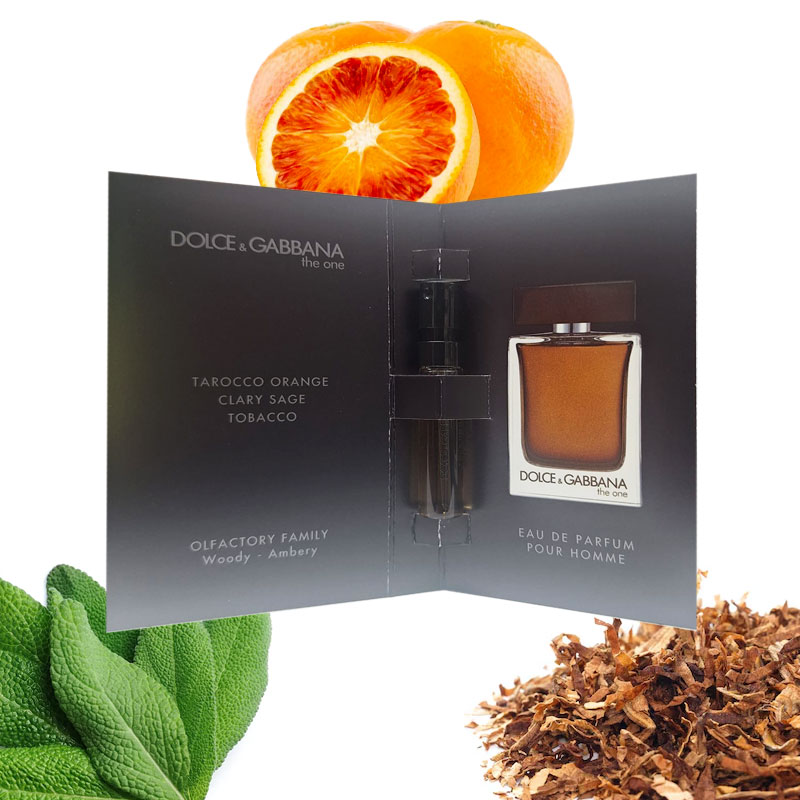 Campioncini DOLCE & GABBANA THE ONE FOR MEN edp uomo 1,5ml - 5 pezzi - immagine 2