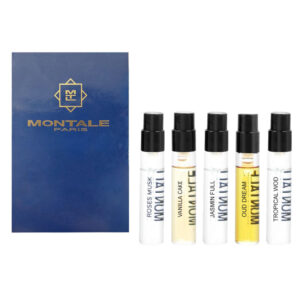 Campioncini assortiti MONTALE Roses Musk + Vanilla Cake + Jasmin Full + Oud Dream + Tropical Wood edp unisex 2ml – 5 pezzi