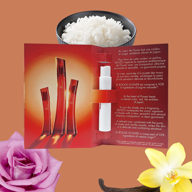 Campioncini KENZO FLOWER LE ROUGE edp donna 1ml - 10 pezzi - immagine 2