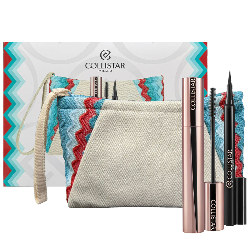 Cofanetto COLLISTAR BEAUTY MADE FOR YOU mascara Infinito + eyeliner Infinito + pochette