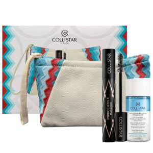 Cofanetto COLLISTAR BEAUTY MADE FOR YOU mascara Impeccabile + struccante bifasico + pochette