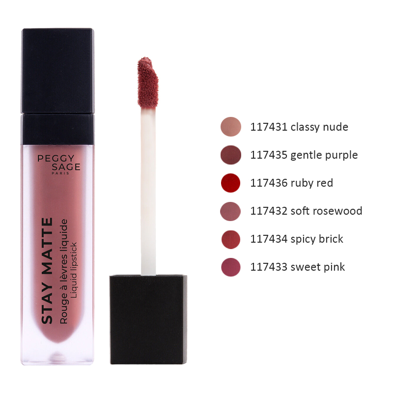 PEGGY SAGE STAY MATTE Rossetto liquido matte 6ml