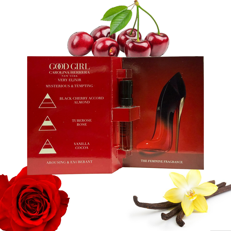 Campioncini CAROLINA HERRERA GOOD GIRL VERY ELIXIR edp donna 1,5ml – 6 pezzi - immagine 2
