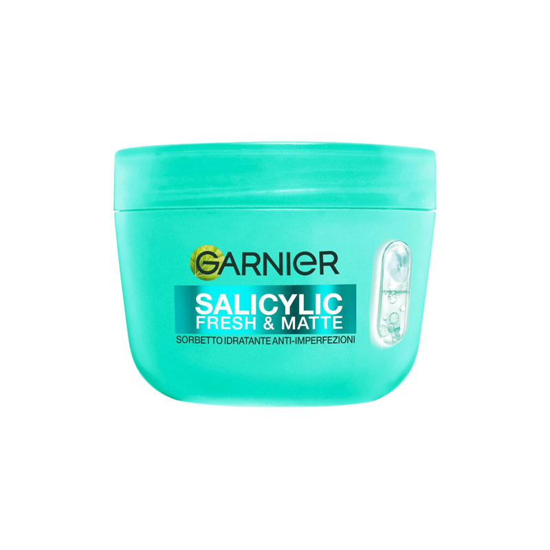 GARNIER SALICYLIC FRESH & MATTE Sorbetto idratante anti-imperfezioni viso 85ml