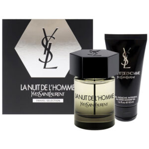 Cofanetto uomo Travel Selection YVES SAINT LAURENT LA NUIT DE L'HOMME edt 100ml + gel doccia shampoo 50ml
